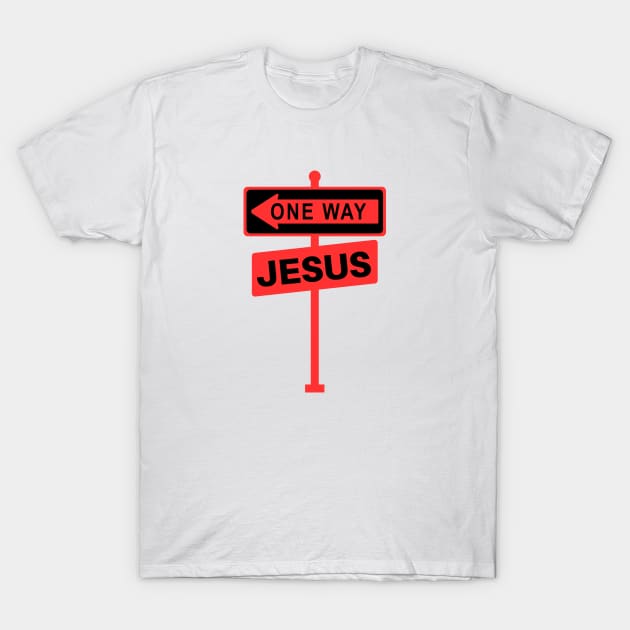 One Way Jesus | Christian T-Shirt by All Things Gospel